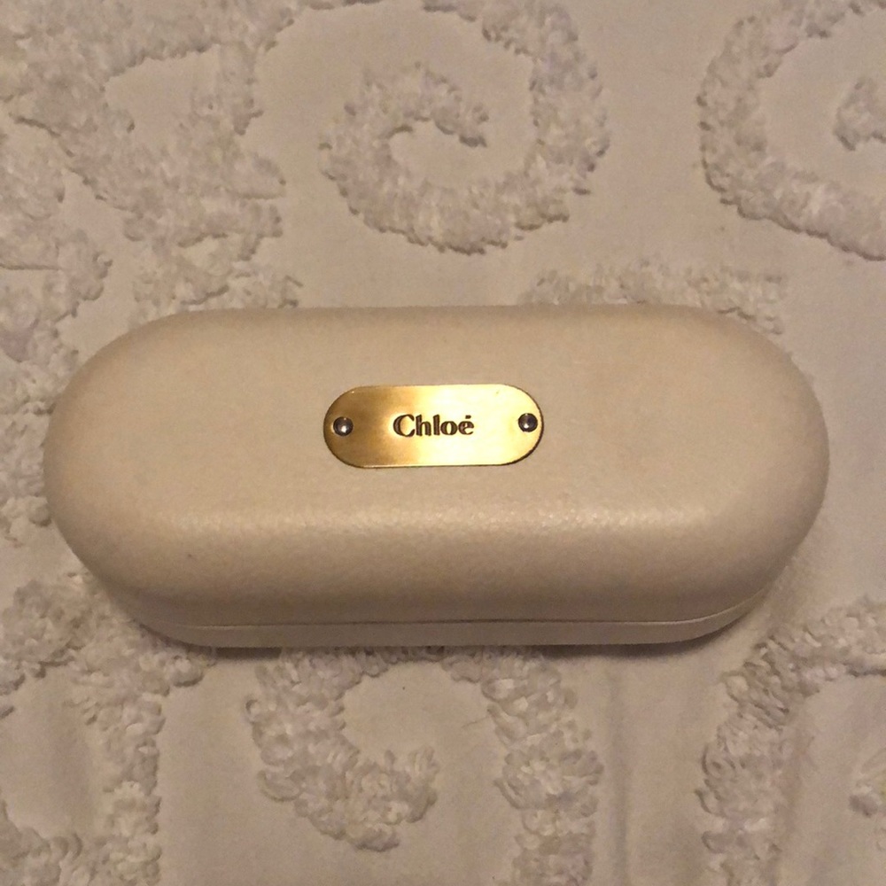 Leather Chloe eyeglass case